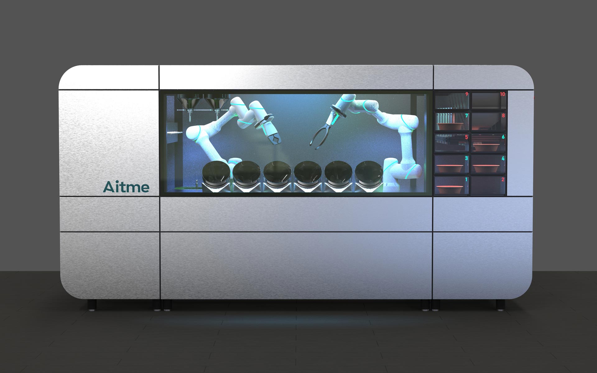 Aitme / Circus Group Robotic Kitchen: front view