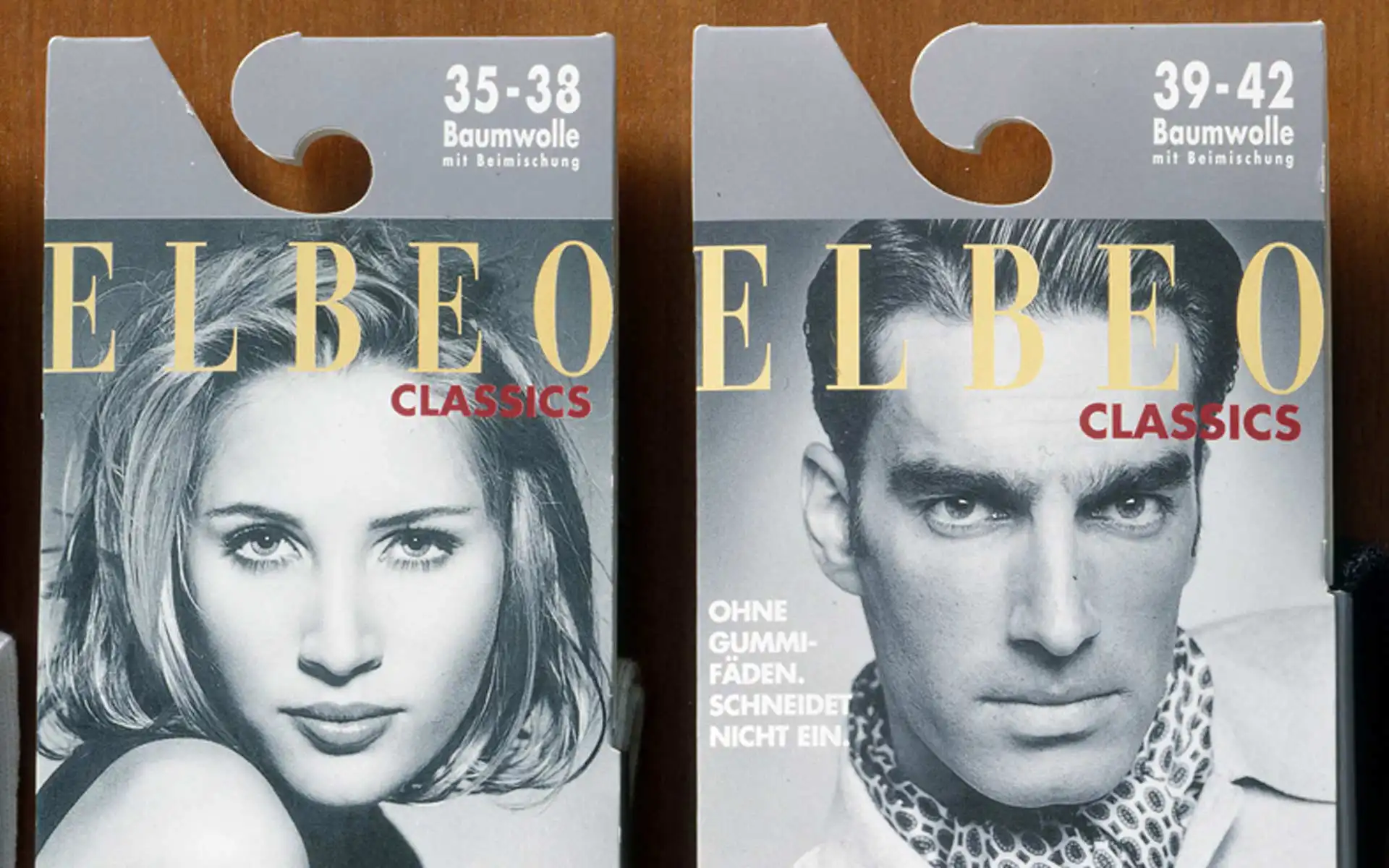 ELBEO Socks Packaging: close-up