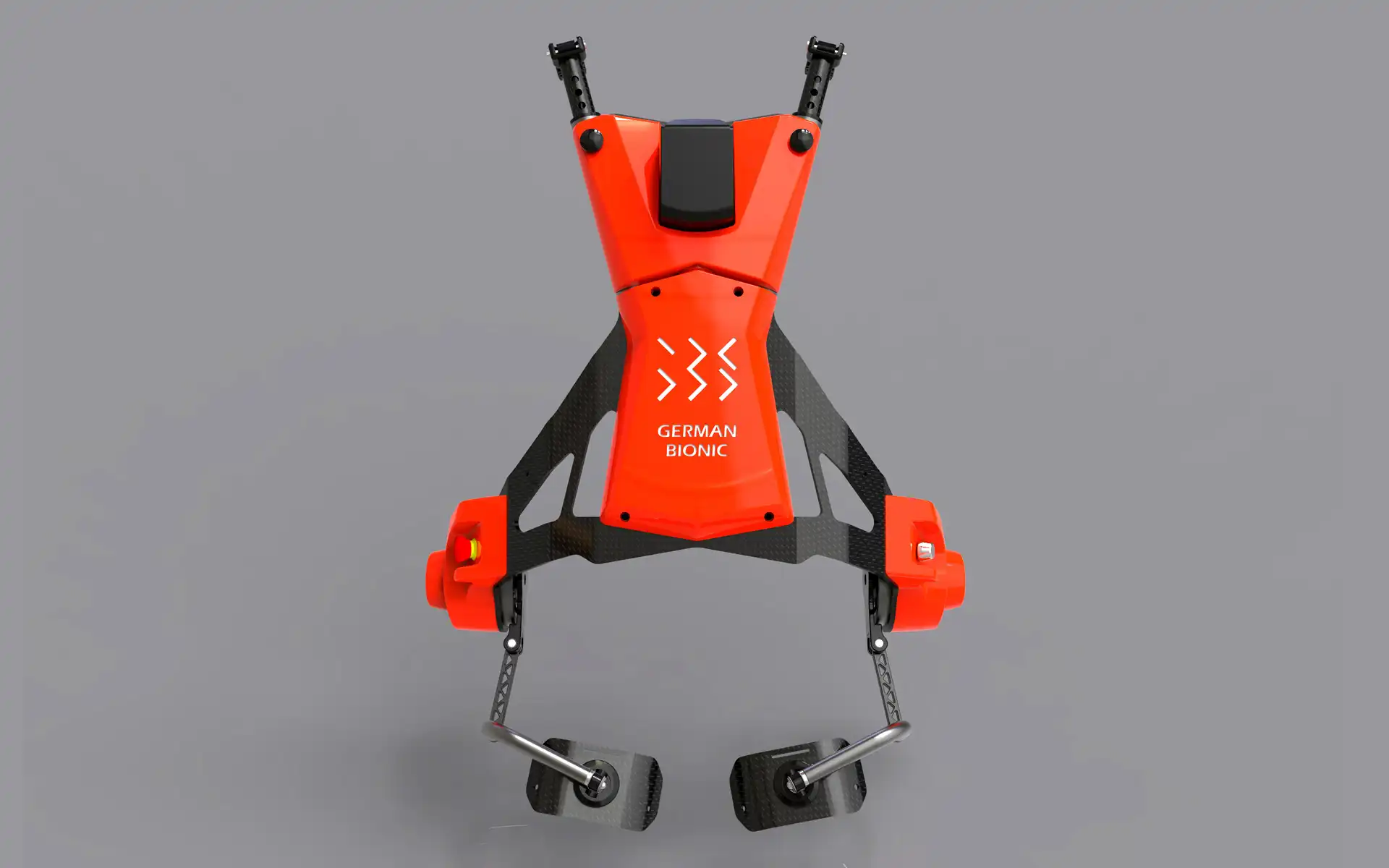 German Bionic Cray X: front of red version