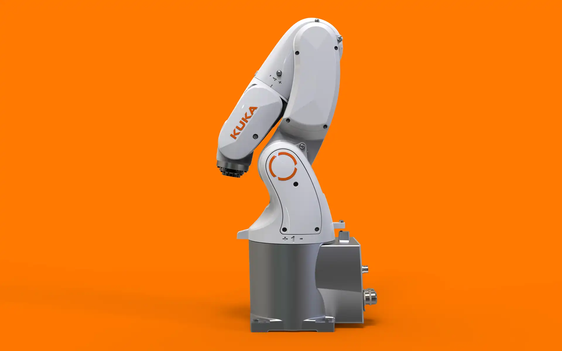 KUKA KR 3 AGILUS: left curled pose