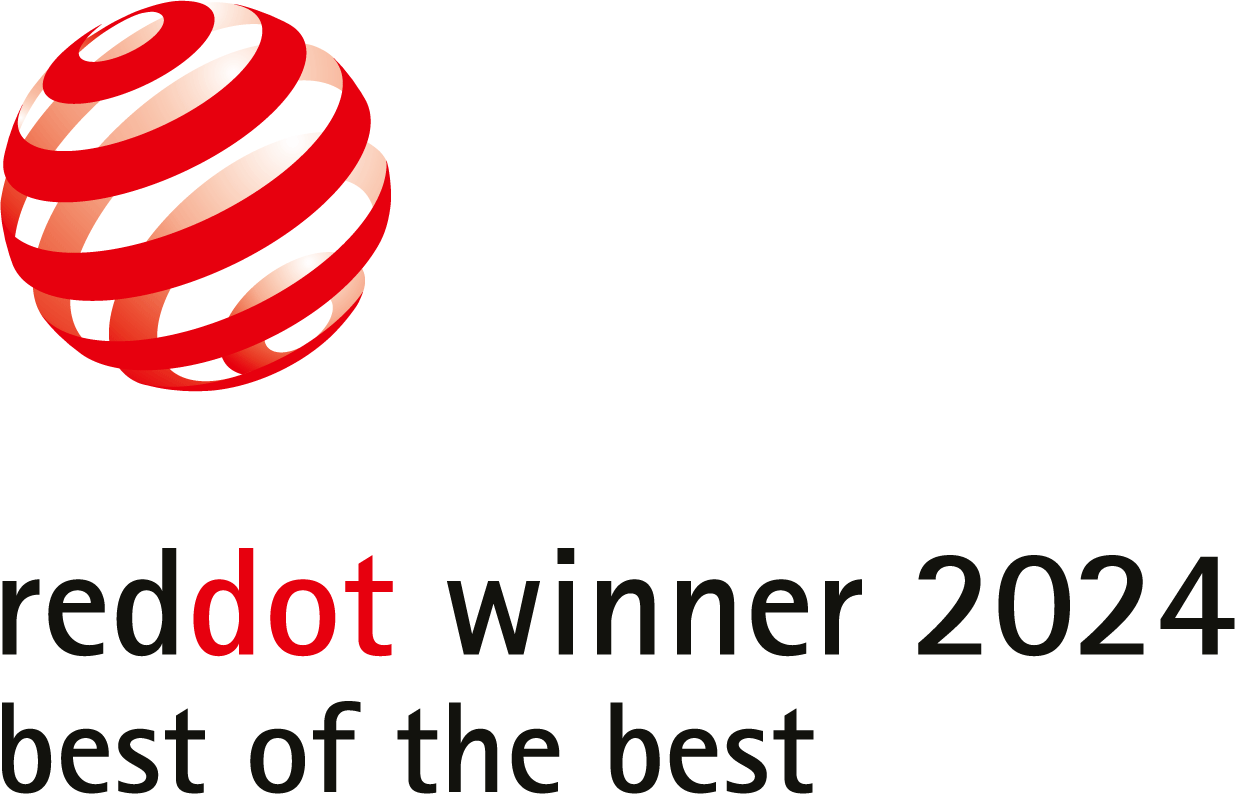 Red Dot award label