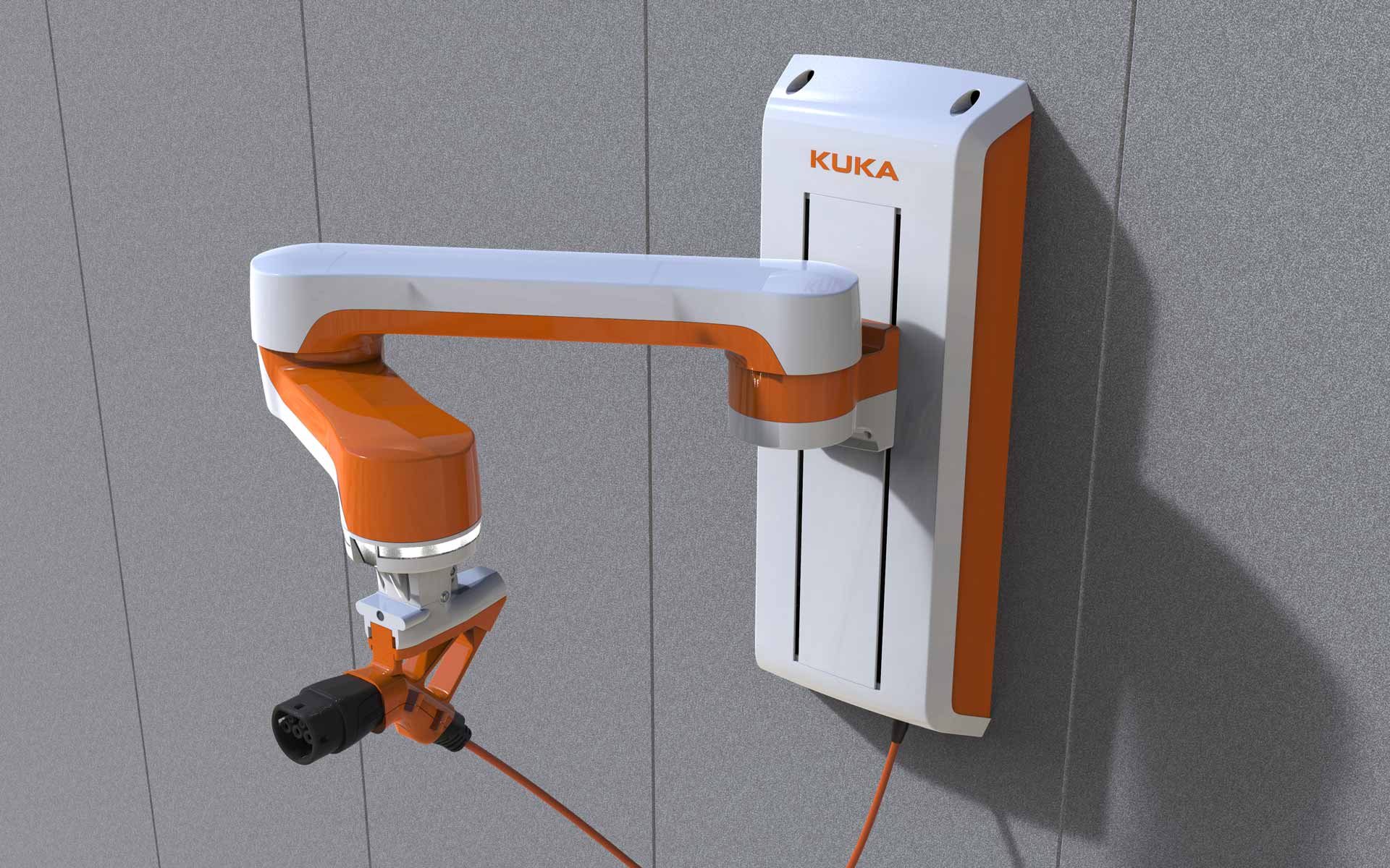 KUKA Charging Assistant: close-up perspective