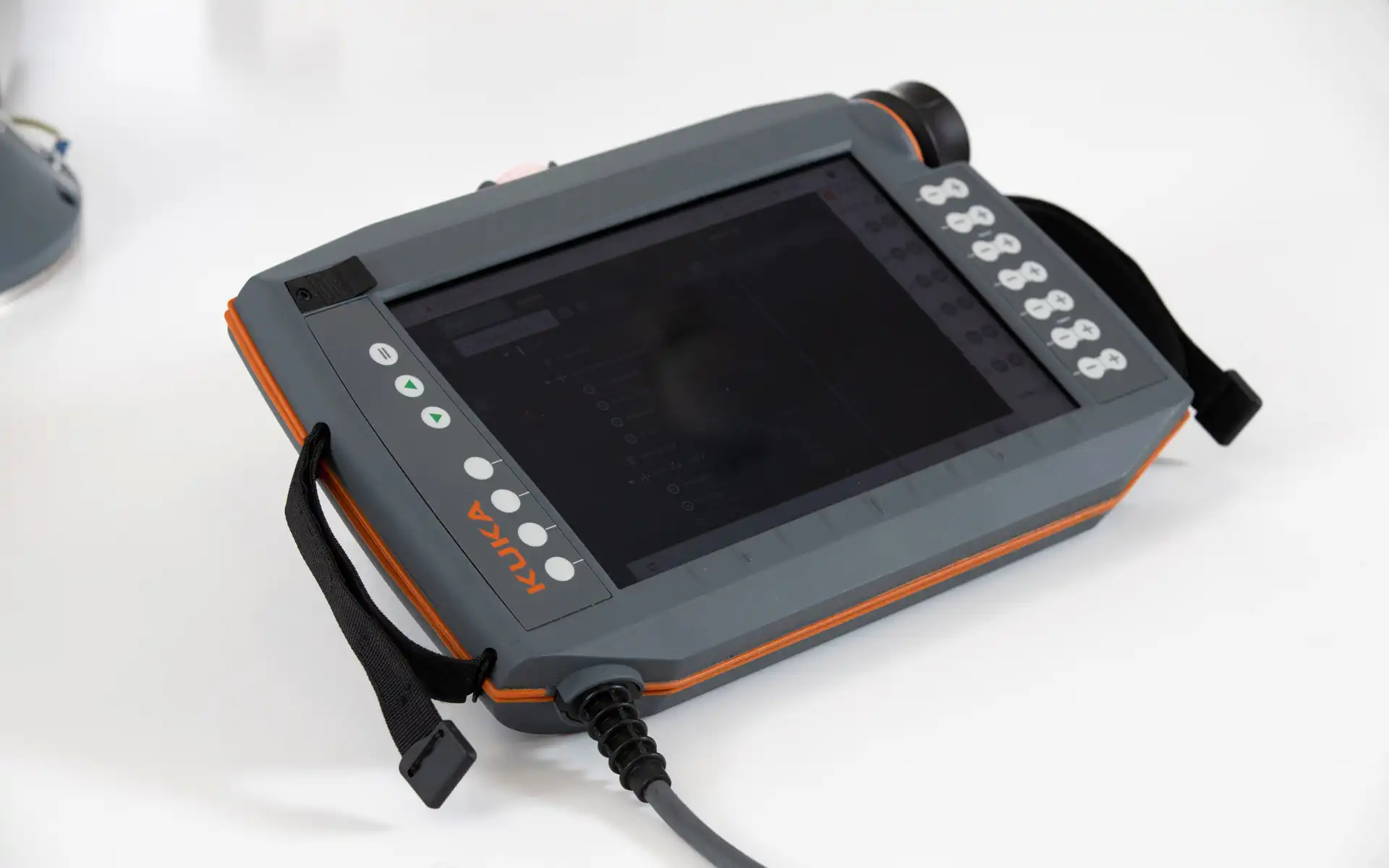 KUKA smartPAD pro: isolated on table
