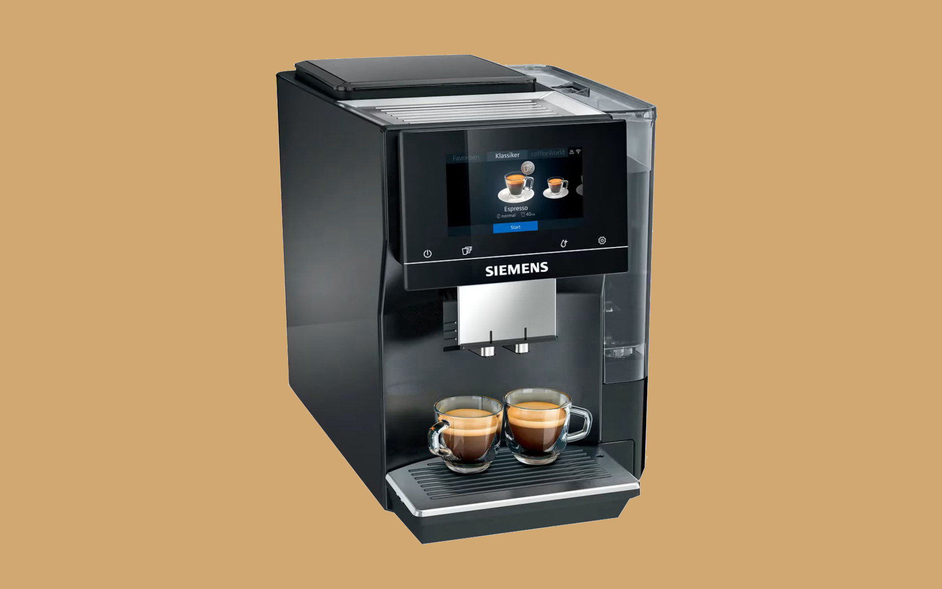 Siemens EQ.700: isolated with light brown background