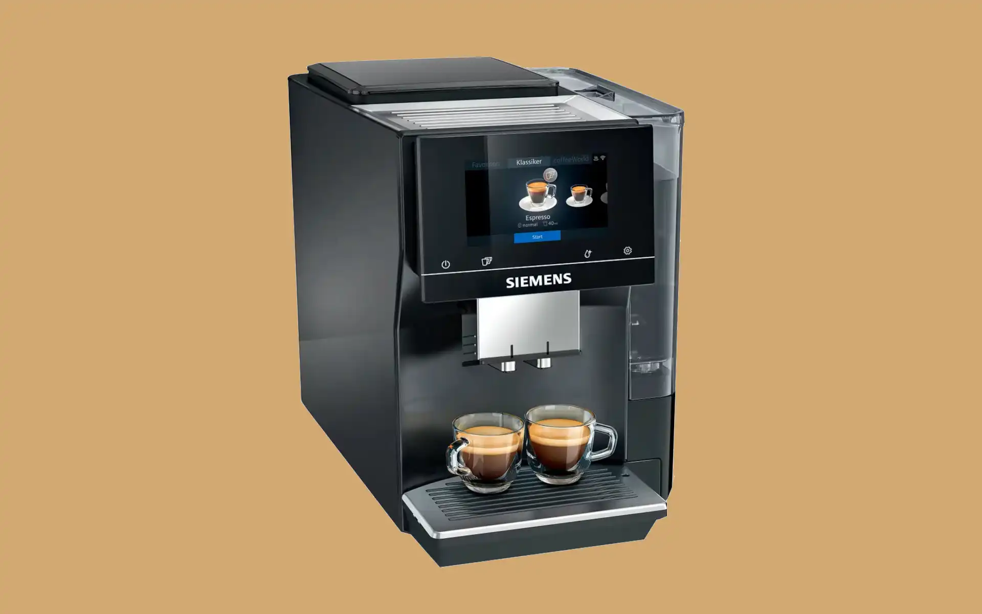 Siemens EQ.700: isolated with light brown background